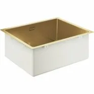 Мойка GROHE K700U Cube с одной чашей, 500 x 400 мм, холодный рассвет матовый (31574GN1)