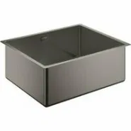 Мойка GROHE K700U Cube с одной чашей, 500 x 400 мм, темный графит матовый (31574AL0)