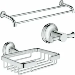 Набор аксессуаров GROHE Essentials Authentic, хром (NA0015) Набор аксессуаров GROHE Essentials Authentic, хром (NA0015)