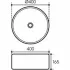 Раковина накладная Aqueduto ESPIRAL, D400, серый матовый (ESP0130) Раковина накладная Aqueduto ESPIRAL, D400, серый матовый (ESP0130)