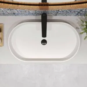 Раковина накладная Aqueduto ESPIRAL, овальная 390*600, белый матовый (ESP0220) Раковина накладная Aqueduto ESPIRAL, овальная 390*600, белый матовый (ESP0220)