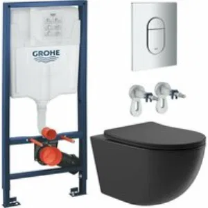 Комплект инсталляции GROHE Rapid SL NW0145/S с унитазом Aqueduto OVO OVO0140 и раковиной Aqueduto ESPIRAL ESP0340 (NW0385) Комплект инсталляции GROHE Rapid SL NW0145/S с унитазом Aqueduto OVO OVO0140 и раковиной Aqueduto ESPIRAL ESP0340 (NW0385)