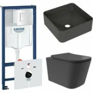 Комплект инсталляции GROHE Rapid SL 38772SH0 с унитазом Aqueduto MACIO Plus MACТ0240 и раковиной Aqueduto ESPIRAL ESP0340 (NW0396)