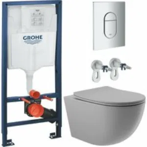 Комплект инсталляции GROHE Rapid SL NW0145/S с унитазом Aqueduto OVO OVO0130 и раковиной Aqueduto ESPIRAL D400 ESP0130 (NW0401) Комплект инсталляции GROHE Rapid SL NW0145/S с унитазом Aqueduto OVO OVO0130 и раковиной Aqueduto ESPIRAL D400 ESP0130 (NW0401)