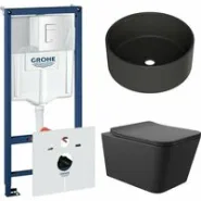 Комплект инсталляции GROHE Rapid SL 38772SH0 с унитазом Aqueduto MACIO MAC0140 и раковиной Aqueduto ESPIRAL D400 ESP0140 (NW0428)