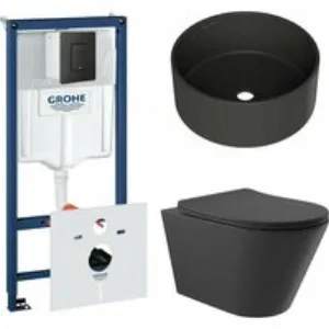 Комплект инсталляции GROHE Solido 38811KF0 с унитазом Aqueduto CONE CON0140 и раковиной Aqueduto ESPIRAL D400 ESP0140 (NW0431) Комплект инсталляции GROHE Solido 38811KF0 с унитазом Aqueduto CONE CON0140 и раковиной Aqueduto ESPIRAL D400 ESP0140 (NW0431)