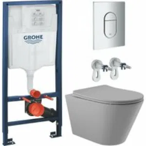 Комплект инсталляции GROHE Rapid SL NW0145/S с унитазом Aqueduto CONE CON0130 и раковиной Aqueduto ESPIRAL ESP0230 (NW0449) Комплект инсталляции GROHE Rapid SL NW0145/S с унитазом Aqueduto CONE CON0130 и раковиной Aqueduto ESPIRAL ESP0230 (NW0449)