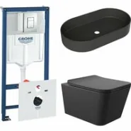 Комплект инсталляции GROHE Rapid SL 38775001 с унитазом Aqueduto MACIO MAC0140 и раковиной Aqueduto ESPIRAL ESP0240 (NW0466)