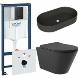 Комплект инсталляции GROHE Solido 38811KF0 с унитазом Aqueduto CONE CON0140 и раковиной Aqueduto ESPIRAL ESP0240 (NW0471) Комплект инсталляции GROHE Solido 38811KF0 с унитазом Aqueduto CONE CON0140 и раковиной Aqueduto ESPIRAL ESP0240 (NW0471)