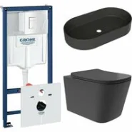 Комплект инсталляции GROHE Rapid SL 38772SH0 с унитазом Aqueduto MACIO Plus MACТ0240 и раковиной Aqueduto ESPIRAL ESP0240 (NW0476)