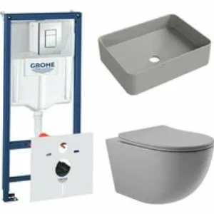 Комплект инсталляции GROHE Rapid SL 38775001 с унитазом Aqueduto OVO OVO0130 и раковиной Aqueduto ESPIRAL ESP0430 (NW0478) Комплект инсталляции GROHE Rapid SL 38775001 с унитазом Aqueduto OVO OVO0130 и раковиной Aqueduto ESPIRAL ESP0430 (NW0478)