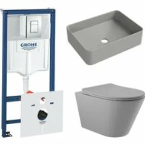 Комплект инсталляции GROHE Rapid SL 38775001 с унитазом Aqueduto CONE CON0130 и раковиной Aqueduto ESPIRAL ESP0430 (NW0486) Комплект инсталляции GROHE Rapid SL 38775001 с унитазом Aqueduto CONE CON0130 и раковиной Aqueduto ESPIRAL ESP0430 (NW0486)