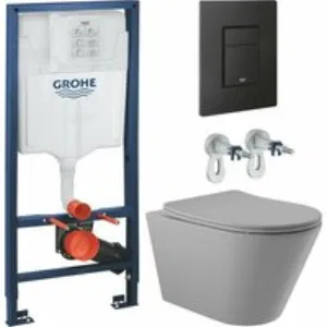 Комплект инсталляции GROHE Solido 38811KF0 с унитазом Aqueduto CONE CON0130 и раковиной Aqueduto ESPIRAL ESP0430 (NW0487) Комплект инсталляции GROHE Solido 38811KF0 с унитазом Aqueduto CONE CON0130 и раковиной Aqueduto ESPIRAL ESP0430 (NW0487)