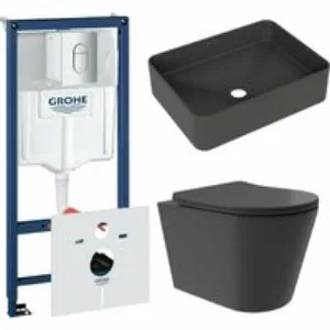 Комплект инсталляции GROHE Rapid SL NW0145/S с унитазом Aqueduto CONE Plus CONT0240 и раковиной Aqueduto ESPIRAL ESP0440 (NW0497) Комплект инсталляции GROHE Rapid SL NW0145/S с унитазом Aqueduto CONE Plus CONT0240 и раковиной Aqueduto ESPIRAL ESP0440 (NW0497)