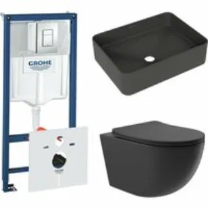 Комплект инсталляции GROHE Rapid SL 38775001 с унитазом Aqueduto OVO OVO0140 и раковиной Aqueduto ESPIRAL ESP0440 (NW0502) Комплект инсталляции GROHE Rapid SL 38775001 с унитазом Aqueduto OVO OVO0140 и раковиной Aqueduto ESPIRAL ESP0440 (NW0502)