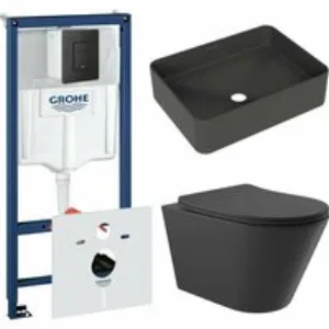 Комплект инсталляции GROHE Solido 38811KF0 с унитазом Aqueduto CONE CON0140 и раковиной Aqueduto ESPIRAL ESP0440 (NW0511) Комплект инсталляции GROHE Solido 38811KF0 с унитазом Aqueduto CONE CON0140 и раковиной Aqueduto ESPIRAL ESP0440 (NW0511)