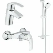 Готовый комплект для ванной комнаты GROHE Eurosmart, хром (NB0078)