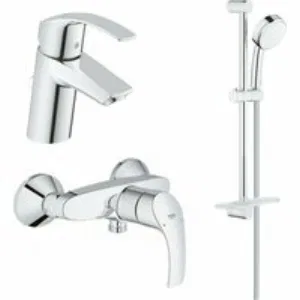 Готовый комплект для ванной комнаты GROHE Eurosmart, хром (NB0078) Готовый комплект для ванной комнаты GROHE Eurosmart, хром (NB0078)