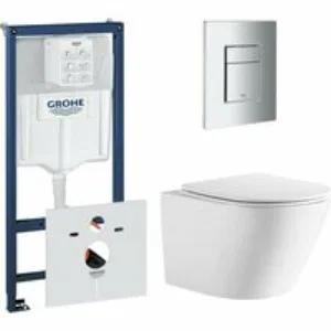 Комплект инсталляции GROHE 38775001 с унитазом Aquatek ЛИБЕРТИ и сиденьем с микролифтом (NW0521) Комплект инсталляции GROHE 38775001 с унитазом Aquatek ЛИБЕРТИ и сиденьем с микролифтом (NW0521)