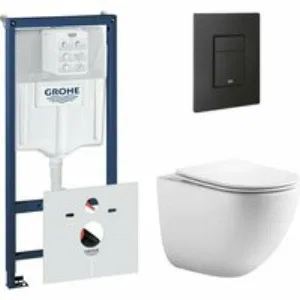 Комплект инсталляции GROHE 38811KF0 с унитазом Aquatek ГЕЛИОС и сиденьем с микролифтом (NW0528) Комплект инсталляции GROHE 38811KF0 с унитазом Aquatek ГЕЛИОС и сиденьем с микролифтом (NW0528)