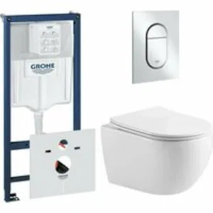 Комплект инсталляции GROHE NW0145/S с унитазом Aquatek ЕВРОПА и сиденьем с микролифтом (NW0535) Комплект инсталляции GROHE NW0145/S с унитазом Aquatek ЕВРОПА и сиденьем с микролифтом (NW0535)