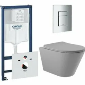 Комплект инсталляции GROHE Rapid SL 38775001 с унитазом Aqueduto CONE CONT2130 и сиденьем с микролифтом (NW0539) Комплект инсталляции GROHE Rapid SL 38775001 с унитазом Aqueduto CONE CONT2130 и сиденьем с микролифтом (NW0539)