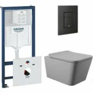 Комплект инсталляции GROHE Solido 38811KF0 с унитазом Aqueduto MACIO MACT2130 и сиденьем с микролифтом (NW0547)