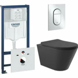 Комплект инсталляции GROHE Rapid SL 3 в 1 (NW0145/S) с унитазом Aqueduto CONE CONT2140 и сиденьем с микролифтом (NW0558) Комплект инсталляции GROHE Rapid SL 3 в 1 (NW0145/S) с унитазом Aqueduto CONE CONT2140 и сиденьем с микролифтом (NW0558)