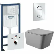 Комплект инсталляции GROHE Rapid SL 3 в 1 (NW0145/S) с унитазом Aqueduto MACIO MACT2130 и сиденьем с микролифтом (NW0559)