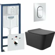 Комплект инсталляции GROHE Rapid SL 3 в 1 (NW0145/S) с унитазом Aqueduto MACIO MACT2140 и сиденьем с микролифтом (NW0560)