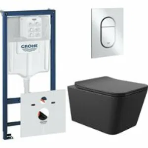 Комплект инсталляции GROHE Rapid SL 3 в 1 (NW0145/S) с унитазом Aqueduto MACIO MACT2140 и сиденьем с микролифтом (NW0560) Комплект инсталляции GROHE Rapid SL 3 в 1 (NW0145/S) с унитазом Aqueduto MACIO MACT2140 и сиденьем с микролифтом (NW0560)