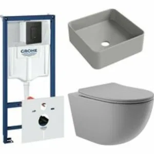 Комплект инсталляции GROHE Solido 38811KF0 с унитазом Aqueduto OVO OVOT2130 и раковиной Aqueduto ESPIRAL ESP0330 (NW0571) Комплект инсталляции GROHE Solido 38811KF0 с унитазом Aqueduto OVO OVOT2130 и раковиной Aqueduto ESPIRAL ESP0330 (NW0571)