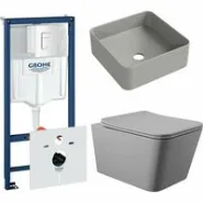 Комплект инсталляции GROHE Rapid SL 38772SH0 с унитазом Aqueduto MACIO MACT2130 и раковиной Aqueduto ESPIRAL ESP0330 (NW0576)