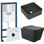 Комплект инсталляции GROHE Rapid SL 38772SH0 с унитазом Aqueduto MACIO MACT2140 и раковиной Aqueduto ESPIRAL ESP0340 (NW0579)