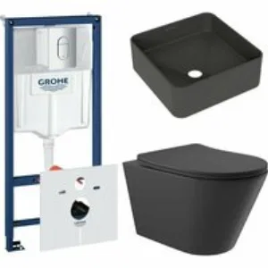 Комплект инсталляции GROHE Rapid SL NW0145/S с унитазом Aqueduto CONE CONT2140 и раковиной Aqueduto ESPIRAL ESP0340 (NW0584) Комплект инсталляции GROHE Rapid SL NW0145/S с унитазом Aqueduto CONE CONT2140 и раковиной Aqueduto ESPIRAL ESP0340 (NW0584)