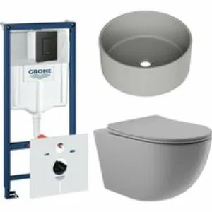 Комплект инсталляции GROHE Solido 38811KF0 с унитазом Aqueduto OVO OVOT2130 и раковиной Aqueduto ESPIRAL D400 ESP0130 (NW0595) Комплект инсталляции GROHE Solido 38811KF0 с унитазом Aqueduto OVO OVOT2130 и раковиной Aqueduto ESPIRAL D400 ESP0130 (NW0595)