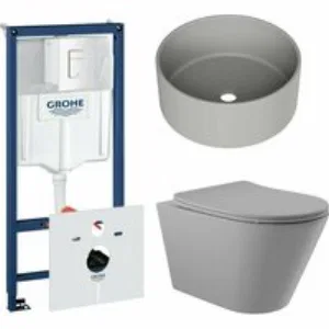 Комплект инсталляции GROHE Rapid SL 38772SH0 с унитазом Aqueduto CONE CONT2130 и раковиной Aqueduto ESPIRAL D400 ESP0130 (NW0599) Комплект инсталляции GROHE Rapid SL 38772SH0 с унитазом Aqueduto CONE CONT2130 и раковиной Aqueduto ESPIRAL D400 ESP0130 (NW0599)