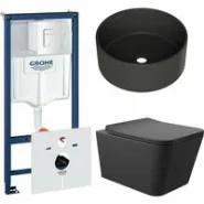 Комплект инсталляции GROHE Rapid SL 38772SH0 с унитазом Aqueduto MACIO MACT2140 и раковиной Aqueduto ESPIRAL D400 ESP0140 (NW0603)