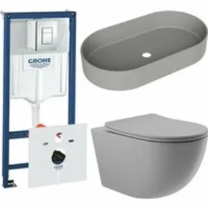 Комплект инсталляции GROHE Rapid SL 38775001 с унитазом Aqueduto OVO OVOT2130 и раковиной Aqueduto ESPIRAL ESP0230 (NW0613) Комплект инсталляции GROHE Rapid SL 38775001 с унитазом Aqueduto OVO OVOT2130 и раковиной Aqueduto ESPIRAL ESP0230 (NW0613)