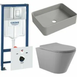 Комплект инсталляции GROHE Rapid SL 38775001 с унитазом Aqueduto CONE CONT2130 и раковиной Aqueduto ESPIRAL ESP0430 (NW0635) Комплект инсталляции GROHE Rapid SL 38775001 с унитазом Aqueduto CONE CONT2130 и раковиной Aqueduto ESPIRAL ESP0430 (NW0635)
