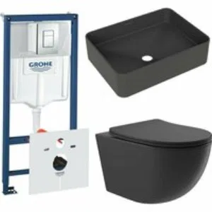 Комплект инсталляции GROHE Rapid SL 38775001 с унитазом Aqueduto OVO OVOT2140 и раковиной Aqueduto ESPIRAL ESP0440 (NW0640) Комплект инсталляции GROHE Rapid SL 38775001 с унитазом Aqueduto OVO OVOT2140 и раковиной Aqueduto ESPIRAL ESP0440 (NW0640)