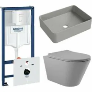 Комплект инсталляции GROHE Rapid SL 38772SH0 с унитазом Aqueduto CONE CONT2130 и раковиной Aqueduto ESPIRAL ESP0430 (NW0647) Комплект инсталляции GROHE Rapid SL 38772SH0 с унитазом Aqueduto CONE CONT2130 и раковиной Aqueduto ESPIRAL ESP0430 (NW0647)