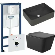 Комплект инсталляции GROHE Rapid SL 38772SH0 с унитазом Aqueduto MACIO MACT2140 и раковиной Aqueduto ESPIRAL ESP0440 (NW0651)