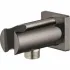 Подключение для душевого шланга GROHE Rainshower с держателем ручного душа, темный графит, глянец (26659A00) Подключение для душевого шланга GROHE Rainshower с держателем ручного душа, темный графит, глянец (26659A00)