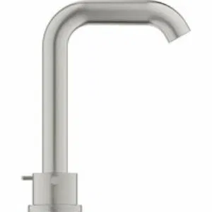 Смеситель для раковины GROHE Essence на 3 отверстия с донным клапаном, M-size, суперсталь (20296DC1) Смеситель для раковины GROHE Essence на 3 отверстия с донным клапаном, M-size, суперсталь (20296DC1)