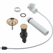 Сливной гарнитур для мойки GROHE с нажимным механизмом, теплый закат, матовый (40986DL0)