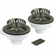 Сливной гарнитур GROHE для кухонной мойки, темный графит, матовый (40997AL0)