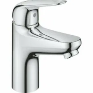Смеситель для раковины GROHE Euroeco с донным клапаном, размер S, хром (24258001) Смеситель для раковины GROHE Euroeco с донным клапаном, размер S, хром (24258001)