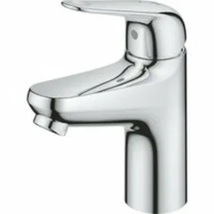 Смеситель для раковины GROHE Euroeco с донным клапаном, размер S, хром (24258001) Смеситель для раковины GROHE Euroeco с донным клапаном, размер S, хром (24258001)