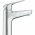 Смеситель для раковины GROHE Euroeco, с донным клапанном, размер M, хром (24267001) Смеситель для раковины GROHE Euroeco, с донным клапанном, размер M, хром (24267001)